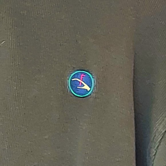 Gear For Sports Sweater Mens Large Mockneck Henley Pullover Green Golf Logo - Picture 6 of 7